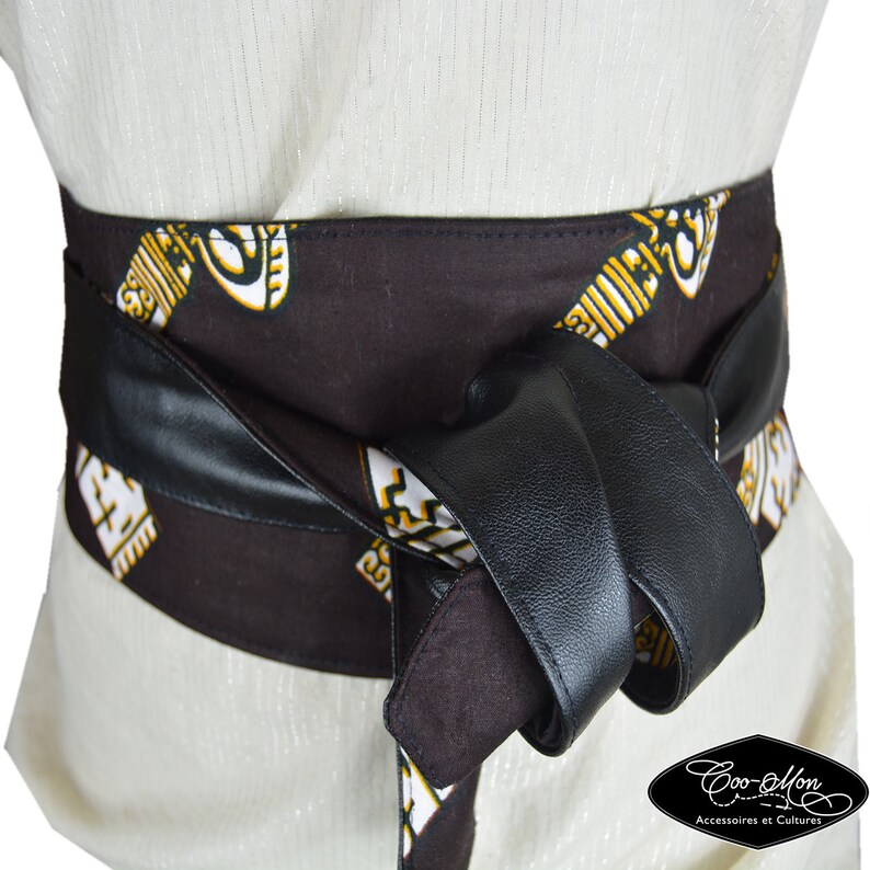 brown sash belt