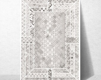 Ornamental plot light grey #1