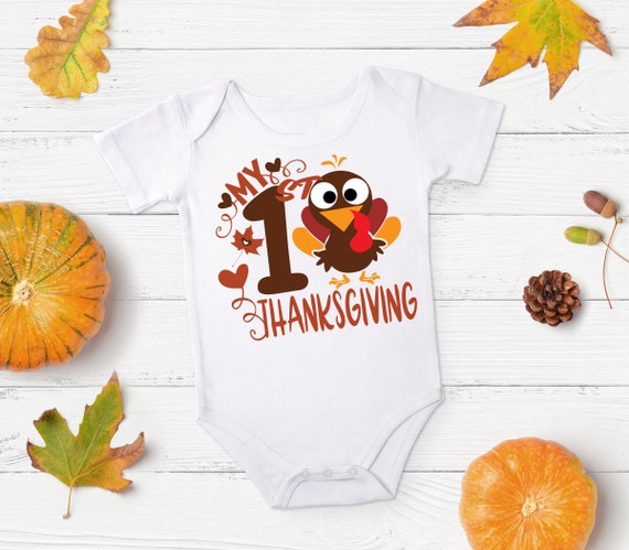 my first thanksgiving outfit baby girl