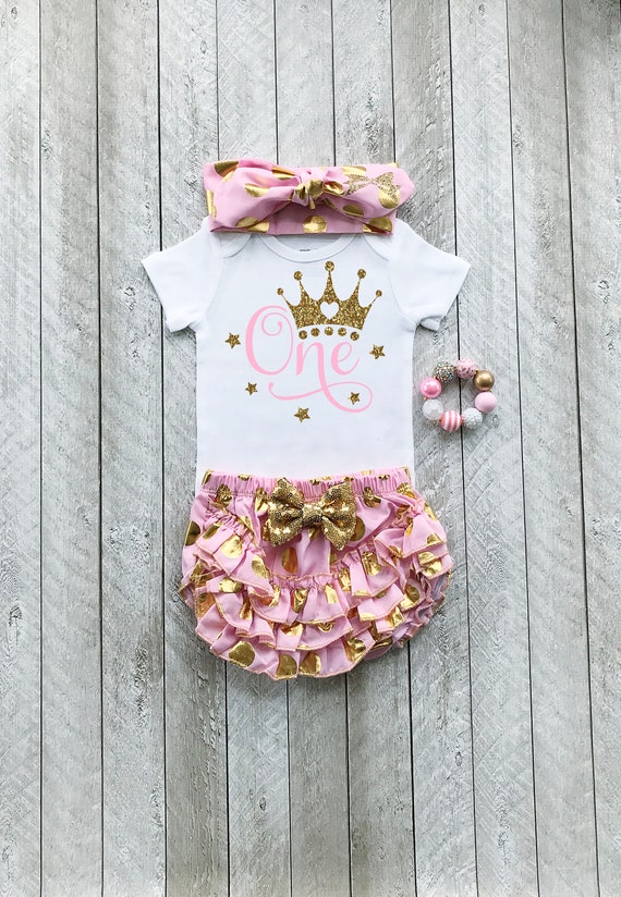 princess 1st birthday outfit