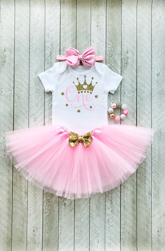 princess 1st birthday outfit