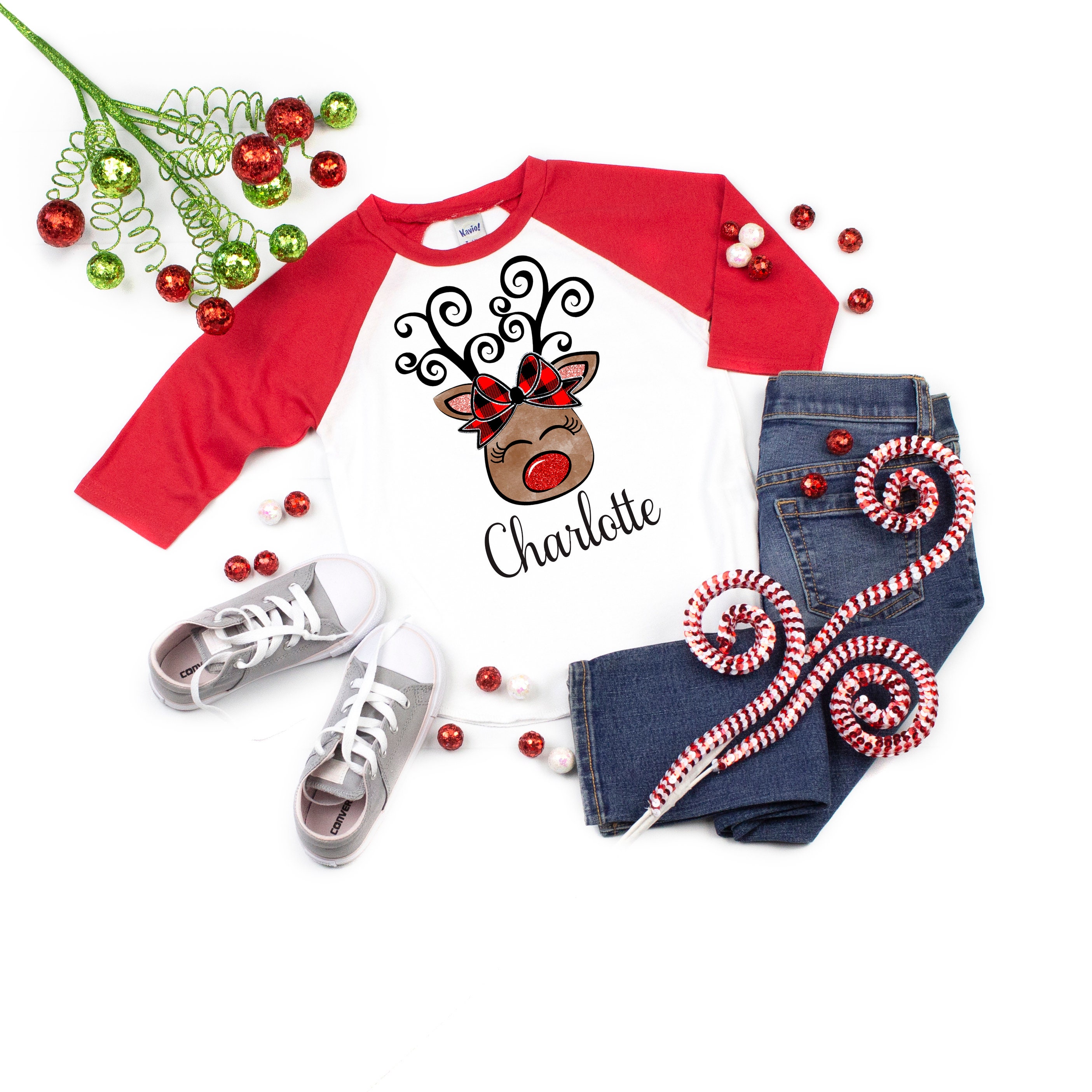 Baby Girl Christmas Outfit Kids Christmas Shirt Girls Etsy