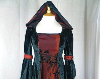 Medieval Wedding dress, Renaissance Gown, Halloween Custom Made To Size