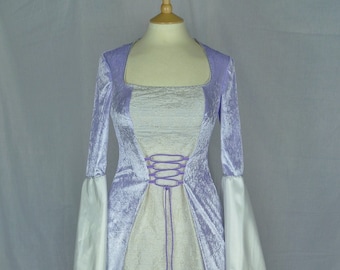 Medieval Wedding Dress, Renaissance Gown, Lilac Bridesmaid Dress ,Custom made to size