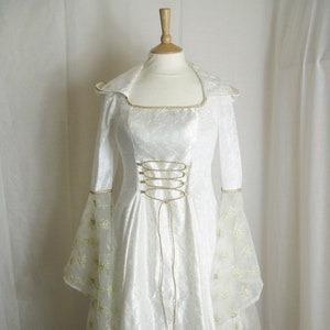 Medieval Wedding Dress, Renaissance Dress ,Bridal Gown, Custom made to size