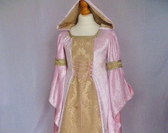 Medieval Dress for Girls, Renaissance Dress, bridesmaid dress, Custom made From age 5 to 12 years