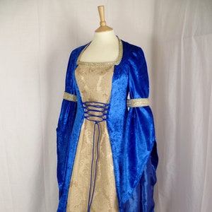 Renaissance Gown: Custom Medieval Wedding Dress, Custom made to size and plus sizes