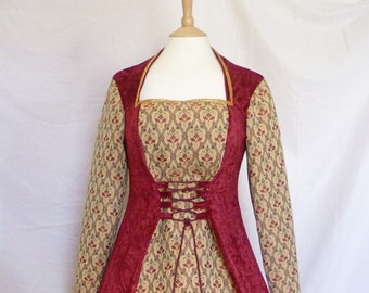 Medieval Dress, Renaissance Gown, Custom made to size