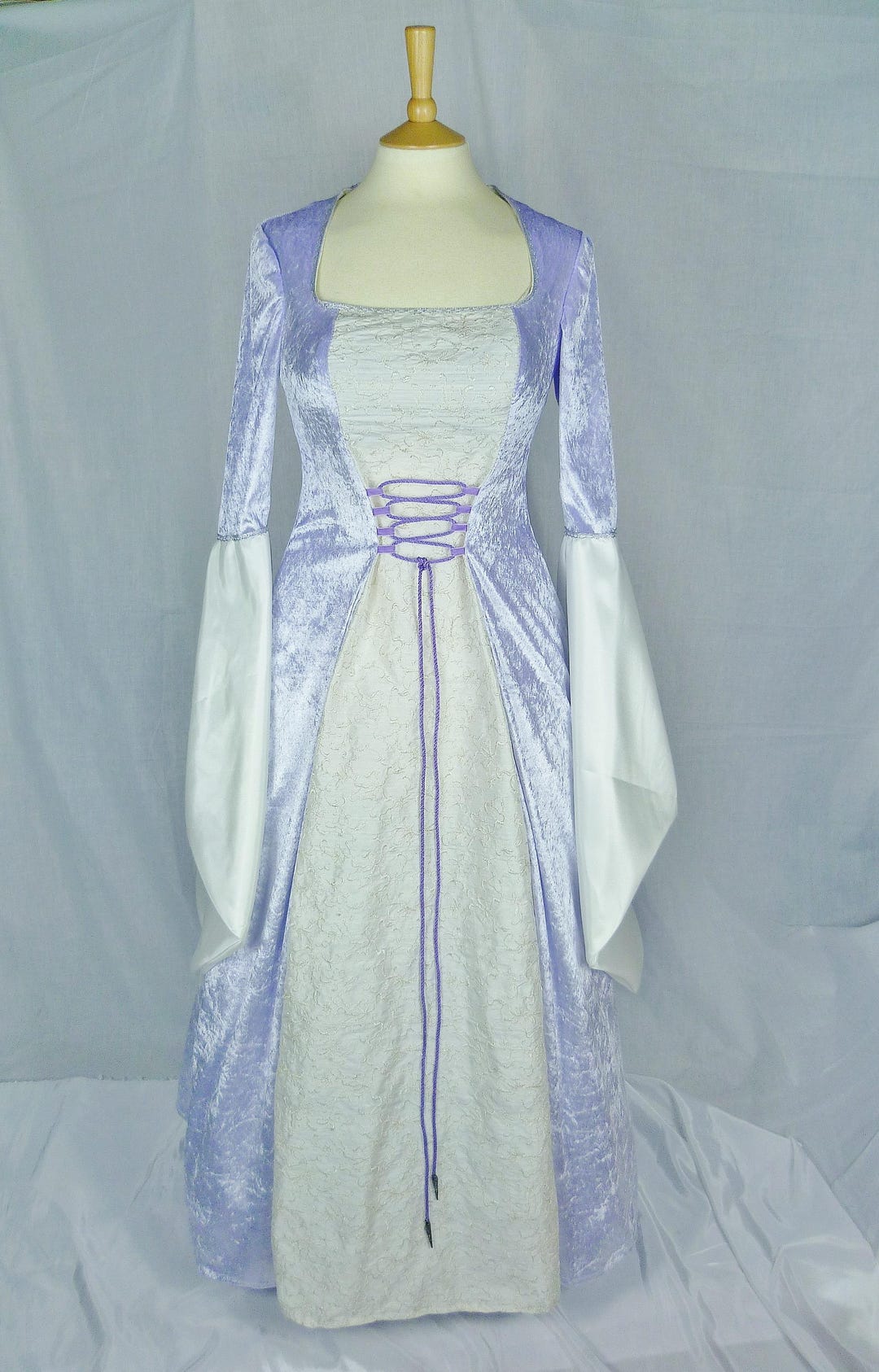 purple renaissance wedding dress fitted lace wedding dress Renaissance Dress in Plum
