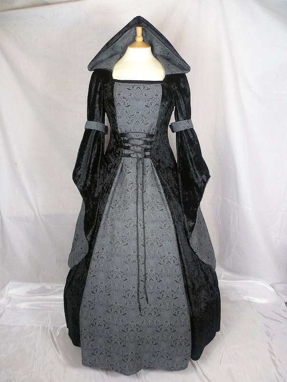 medieval dress black