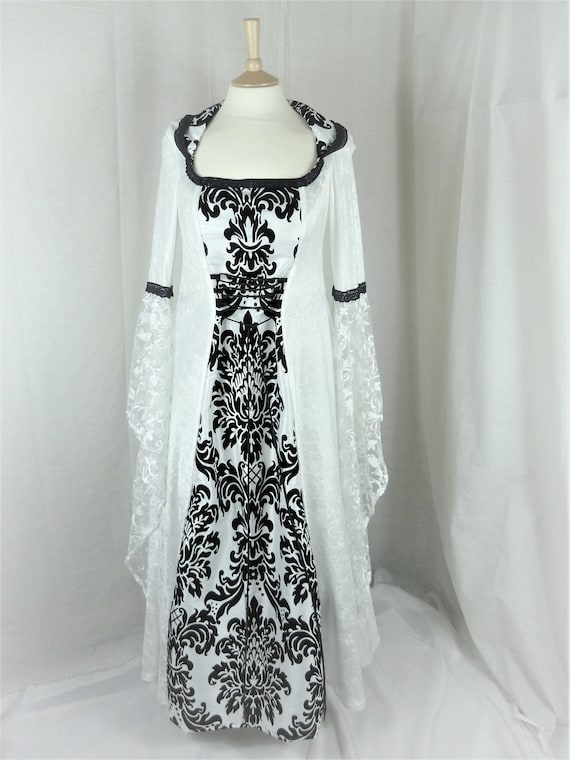 White Medieval Wedding Dresses