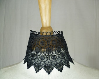Black Lace Victorian Choker: Gothic Renaissance Necklace