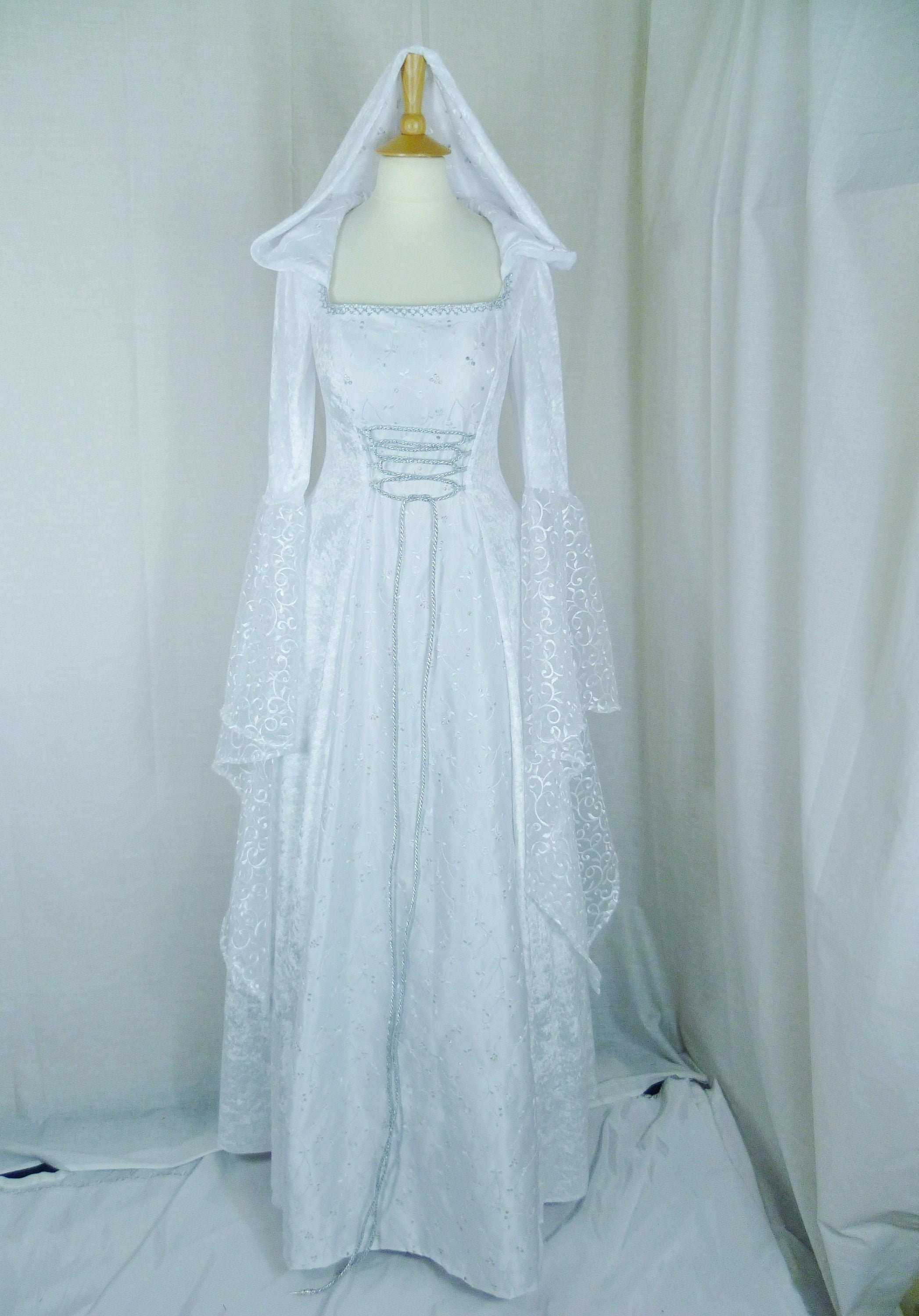 Blue Medieval Wedding Dress Blue Medieval Wedding Dress