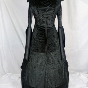 Medieval Wedding Dress, Renaissance Dress, Gothic Hooded Gown, Custom ...