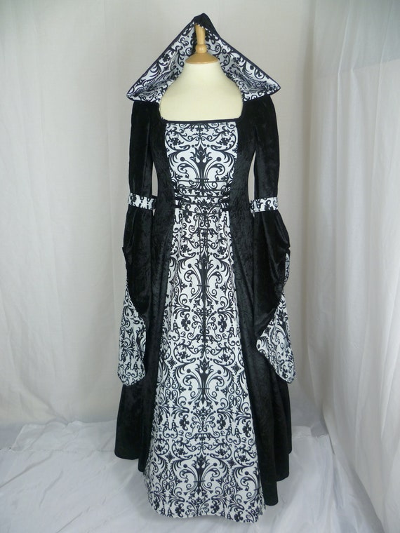 Medieval Dress, Renaissance Gown, Gothic Dress, Custom Made to