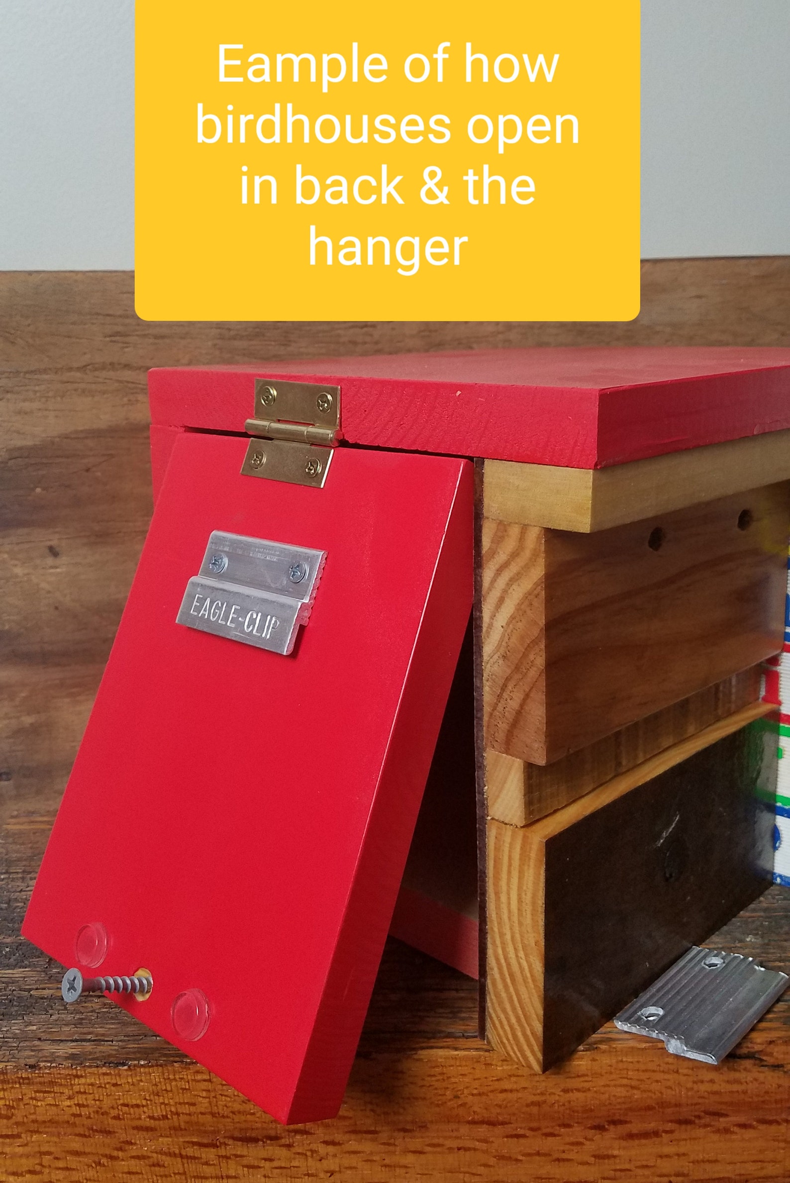 Modern Birdhouse Reclaimed Wood Indoor/outdoor Rustic Etsy