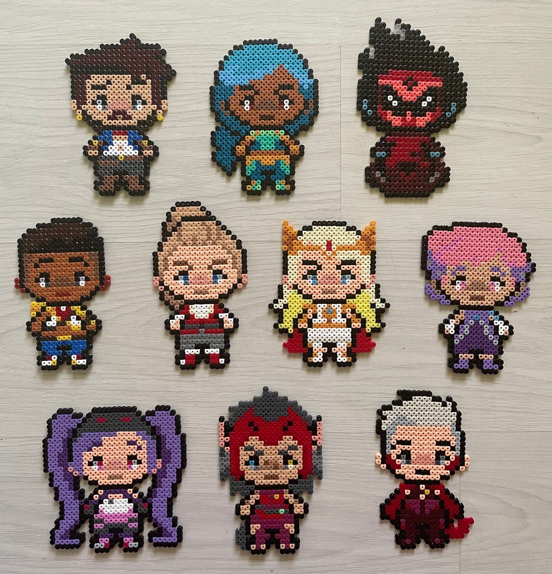 Shera and Owl House Pixel Sprites Perler/hama Bead Art Etsy UK