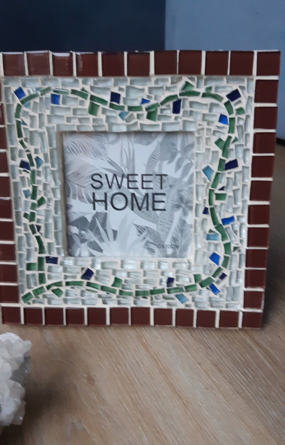 Mosaic Photo Frame, Picture Frame, Him Original, Home Decor