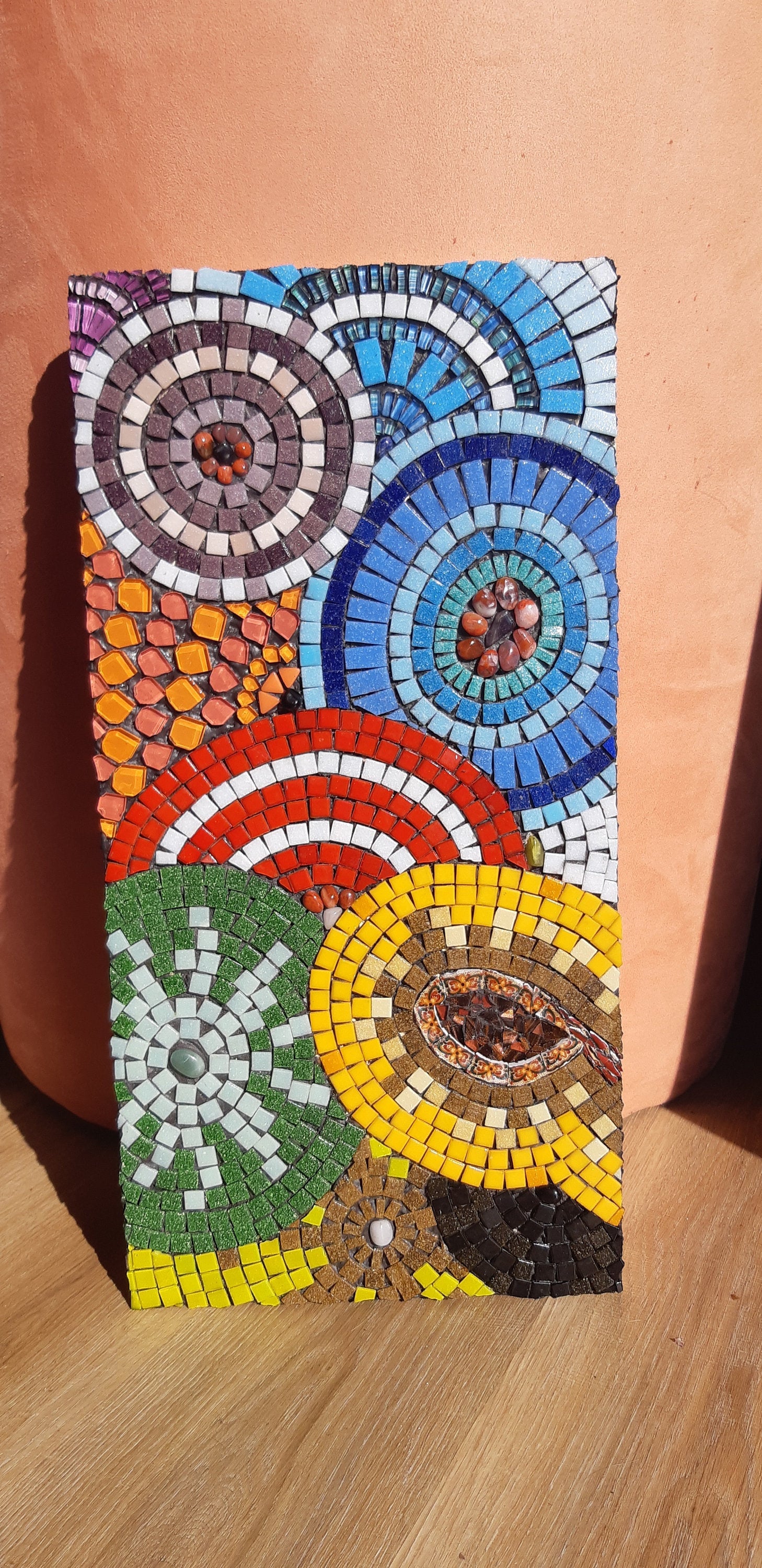 Mosaic wall art artwork wall decor abstract art picture Etsy