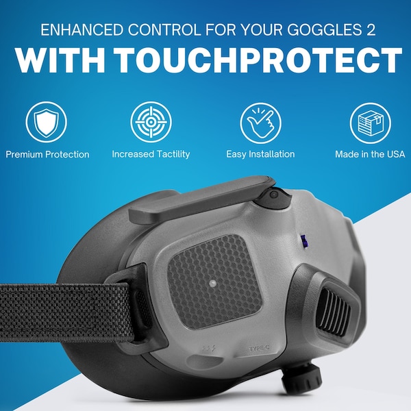 TouchProtect™ for DJI Avata 1 - Goggles 2 Trackpad enhancement mod.