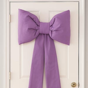 Extra Large Decorative Bow 55x115cm, Wedding Bow, Event Large Bow in White, Pink, Beige, Black, Blue