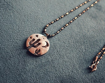 Saguaro silver necklace.