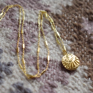 Nazar, silver necklace, Gold Vermeil 18k. image 6
