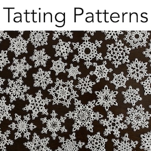 Four Dozen Tatted Snowflakes - Instant Digital Download - PDF - Tatting Patterns