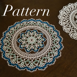 Tatting Pattern - Jan's Doily - Instant Digital Download - PDF