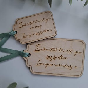 Different sizes available, small, large and extra large, XL. personalised with your own text