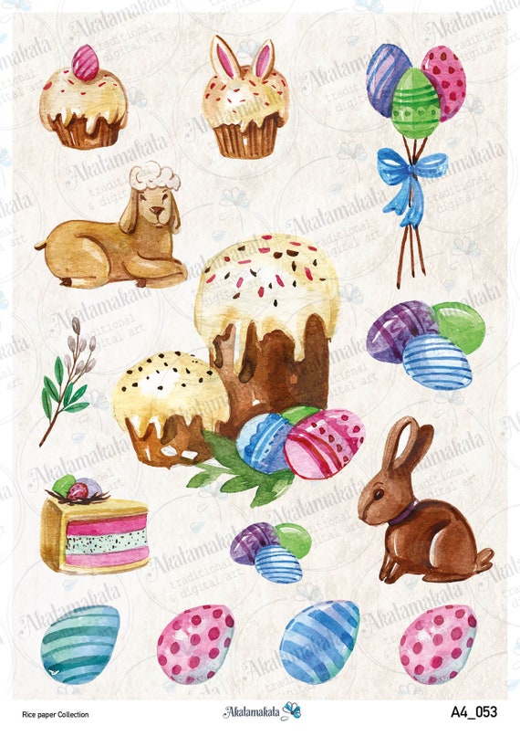 Rice Paper for Decoupage Scrapbooking Sheet Craft Fairy /& Bunnies Art W//47