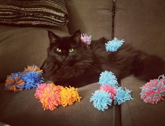 pom poms for cats