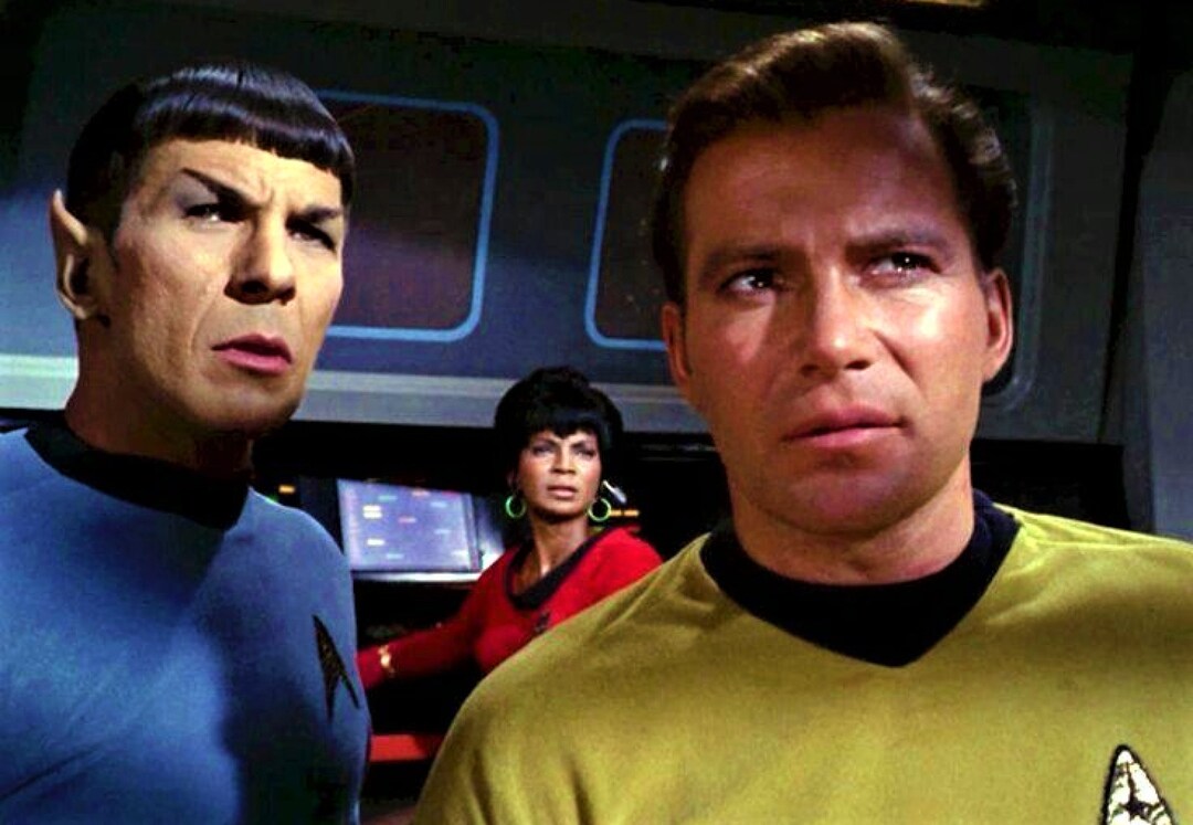 STAR TREK Spock & Captain Kirk Refrigerator Photo Magnet - Etsy