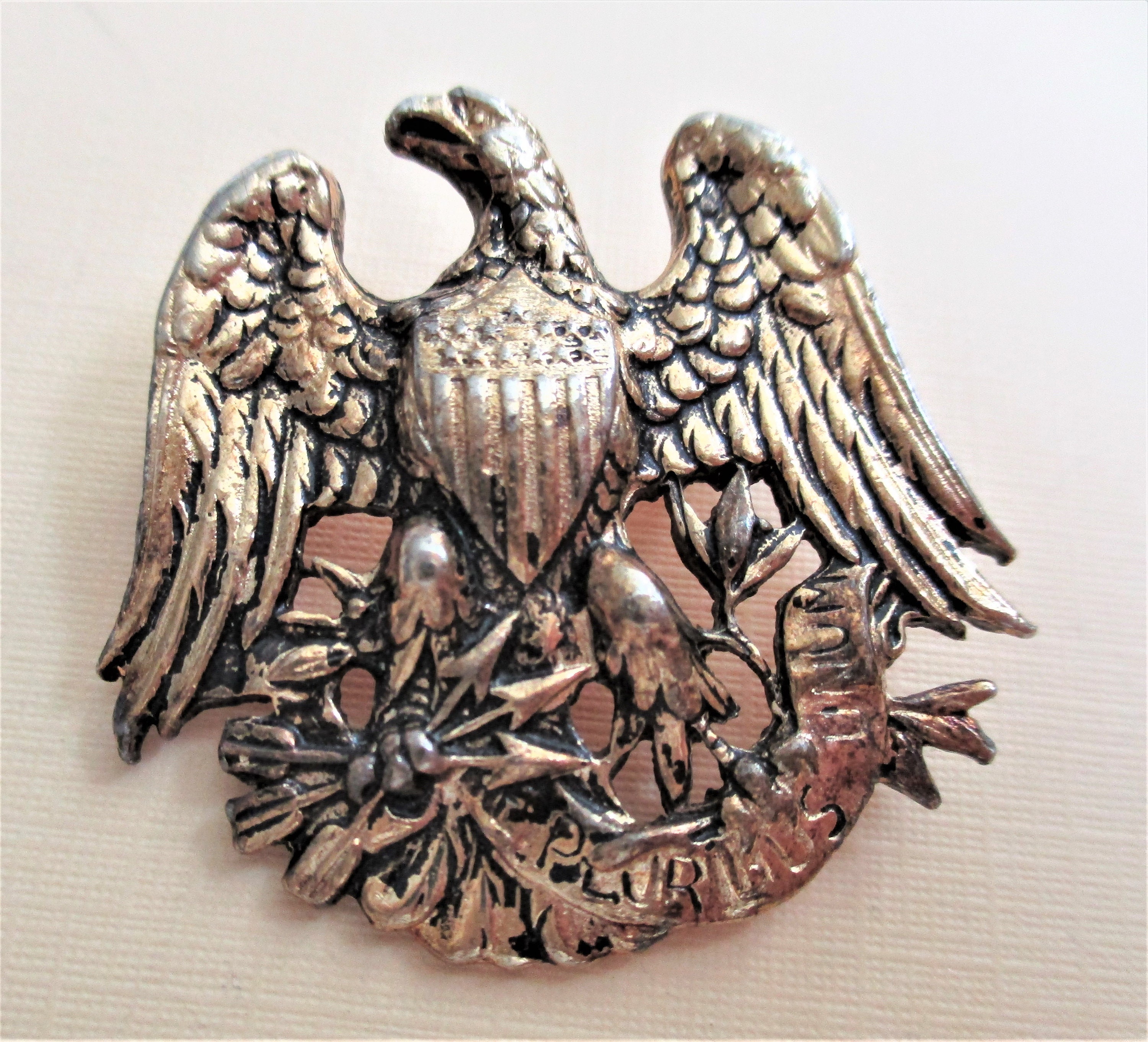 Eagle Brooch American Symbol Eagle Pin Vintage Lapel Pin | Etsy