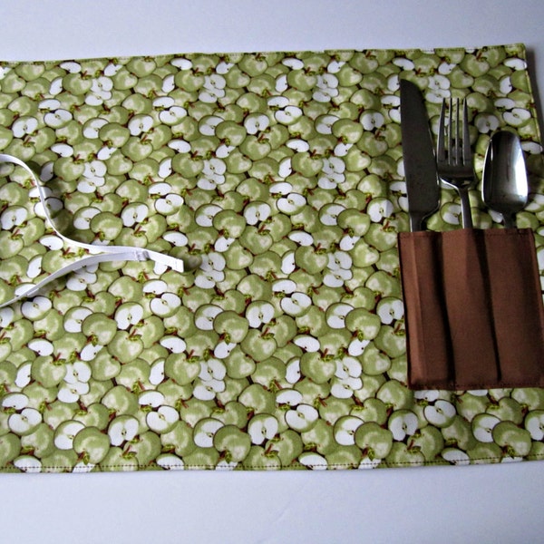 Rolled napkin, Pocket tools, portable, rollable doily, doily for lunch, reusable box... 100% cotton