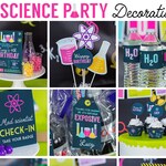 Girls Science Party Decorations Girls Science Birthday Etsy