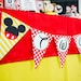 Mickey Mouse High Chair Banner - Instant Download Mickey Mouse Banner ...