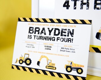 construction birthday party decorations construction party etsy