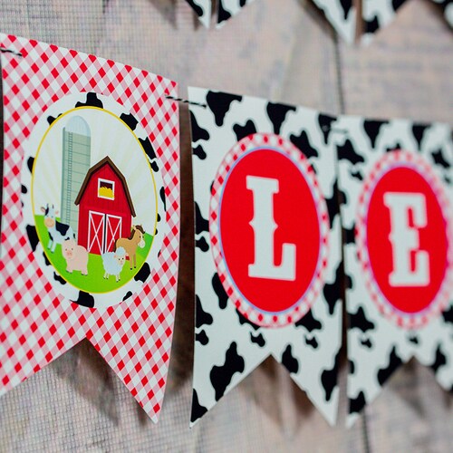 PRINTABLE Farm Animals Barnyard Birthday Cutouts Barnyard | Etsy Canada
