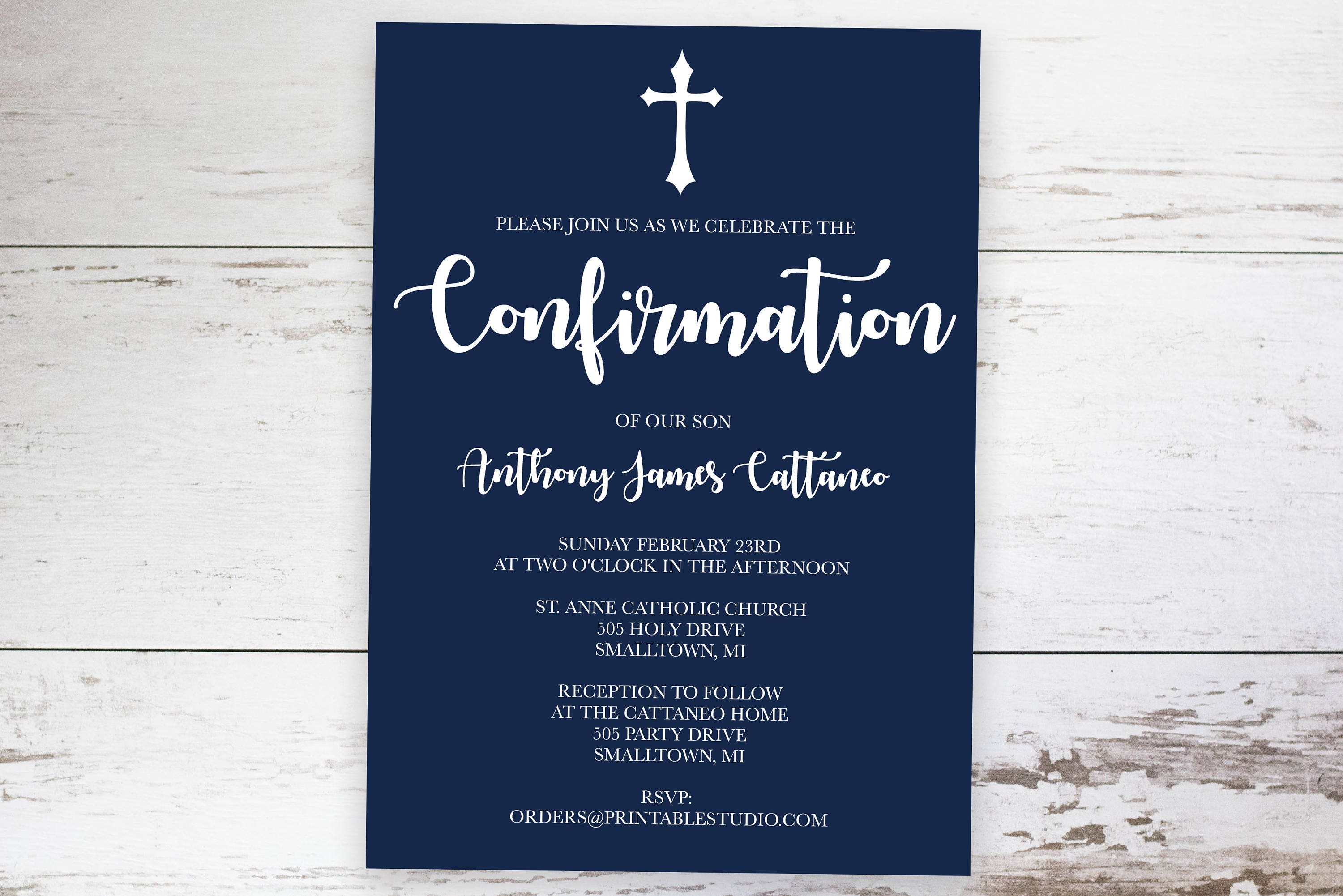 Free Printable Confirmation Invitations Free Printable Confirmation Invitations