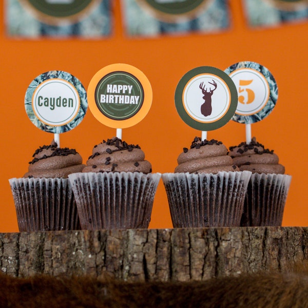 Deer Cupcake Toppers - Etsy
