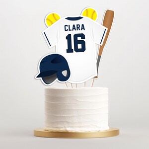 Softball Centerpieces Navy Blue: Printable Graduation Table Decorations ...