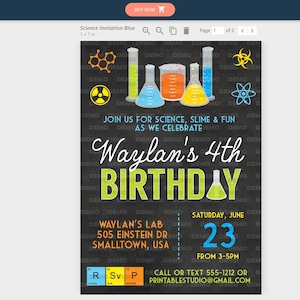 Science Party Decorations Science Birthday Decorations Mad Scientist ...
