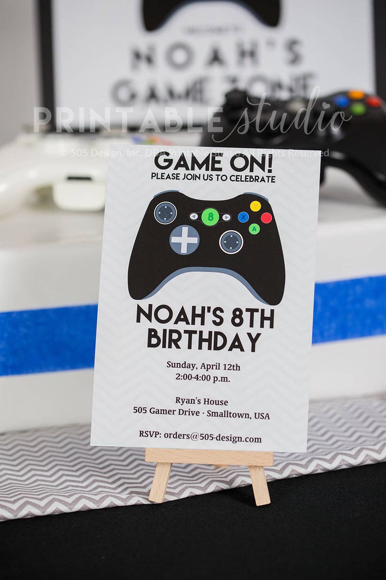 Video Game Birthday Decorations Video Game Party Decorations Etsy
