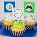Video Game Party Cupcake Topper Printable Video Game Birthday Party ...