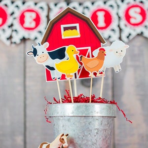 Farm Party Decorations Instant Download Farmer Decorations Barnyard ...