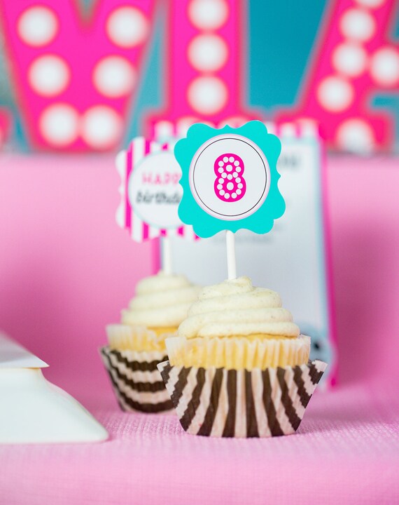 Movie Party Cupcake Topper - Instant Download Movie Night Cupcakes- Printable Movie Cupcakes by Printable Studio Il_570xn