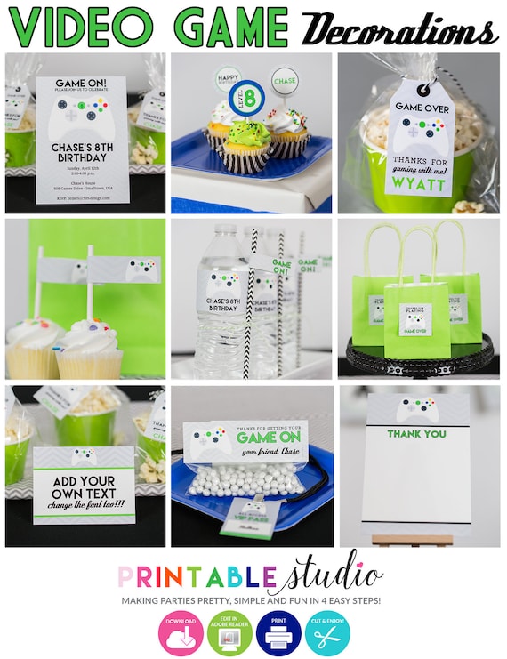 Slime Party Decorations Instant Download Slime Birthday Party Printable Slime  Birthday Party Slime Decorations by Printable Studio 