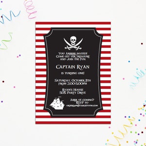 Pirate Party Decorations INSTANT DOWNLOAD Printable Pirate Birthday ...