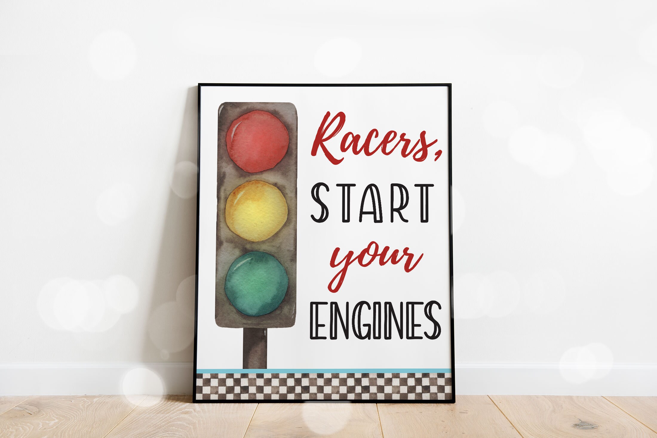 Fun Racing Signs Editable Racing Party Sign Bundle, Instant Download Racing Birthday ...
